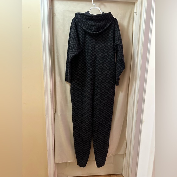 Savage X Fenty Women’s Hooded Lounge Onesie Size Large Zip Front Pockets - Picture 9 of 9